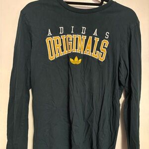 Adidas Dark Teal Long Sleeve Top